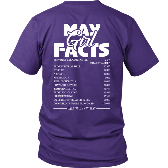 Limited Edition ***May Girl Facts*** Shirts & Hoodies