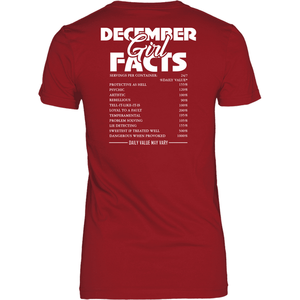 Limited Edition ***December Girl Facts*** Shirts & Hoodies