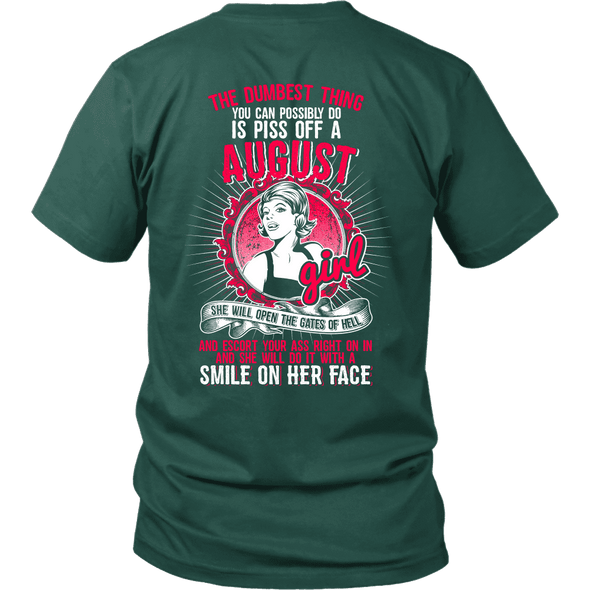 Limited Edition ** Piss Of August Girl** Shirts & Hoodies**