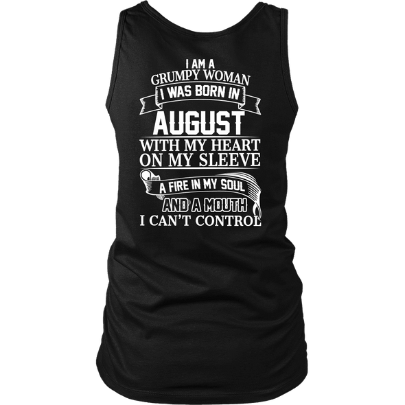 Limited Edition August Grumpy Women White Back Print