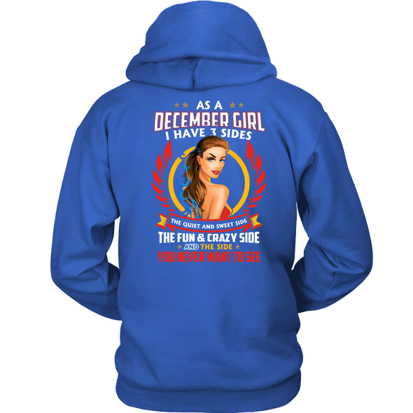 Limited Edition ***December Girl 3 - Sided*** Shirts & Hoodies