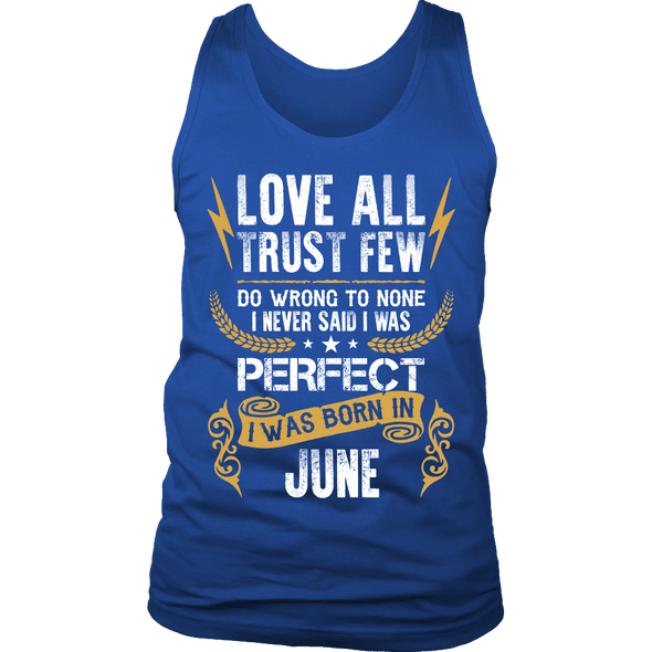 **Limited Edition** Love All Trust Few June Born Shirts