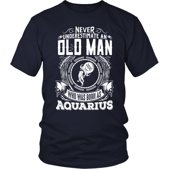 Old Man Aquarius Shirt, Hoodie & Tank