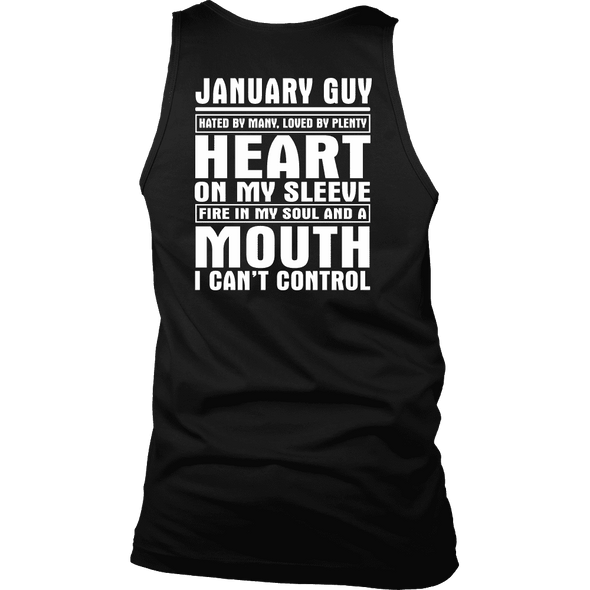 Limited Edition ***January Guy - Can't Control Mouth Back Print*** Shirts & Hoodies