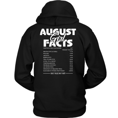 Limited Edition ***August Girl Facts*** Hoodies