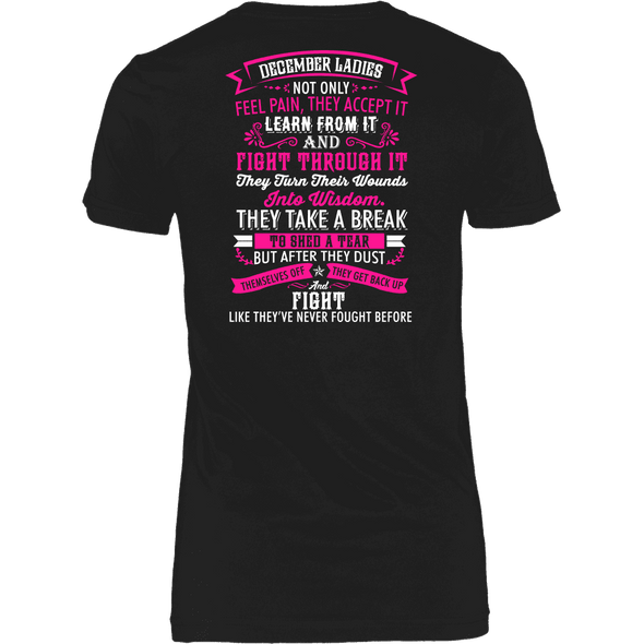 Limited Edition ***December Ladies*** Back Print Shirts & Hoodies