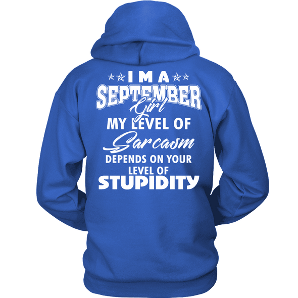 Limited Edition ***September Sarcasm Girl*** Shirts & Hoodies