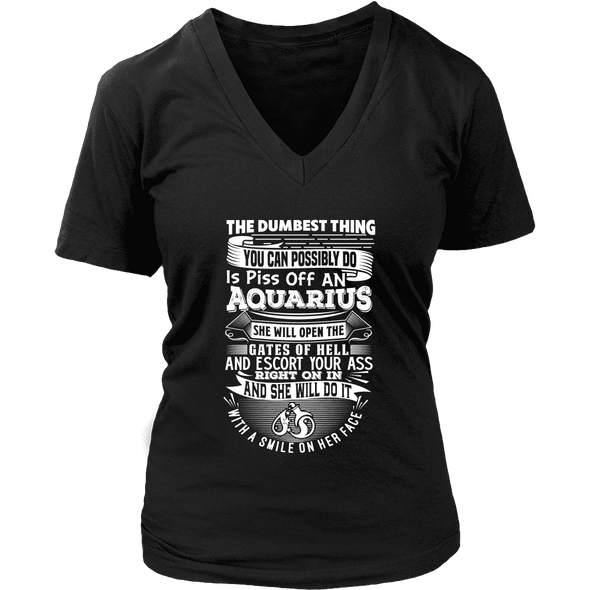 The Dumbest Thing Aquarius  Women Shirt, Hoodie & Tank