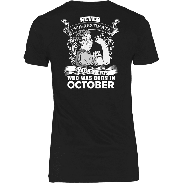 Limited Edition ***Old Lady Born In October*** Shirts & Hoodie