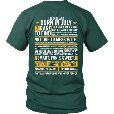 ***LIMITED EDITION*** July Shirt - Not Sold In Stores
