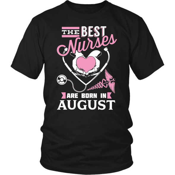 Best Nurses Are Born In August Women Shirts, Hoodie & Tank