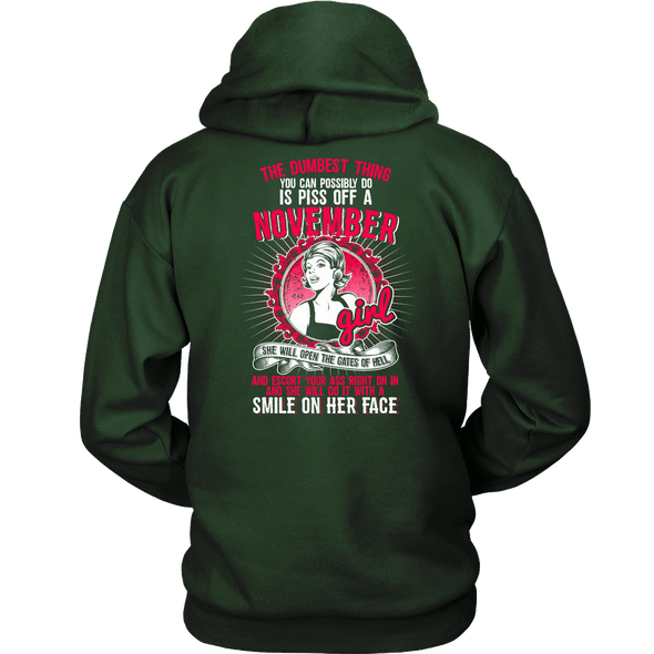 Limited Edition ***Piss Of November Girl*** Shirts & Hoodies