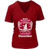 December Women Who Loves Pitbull Shirt, Hoodie & Tank