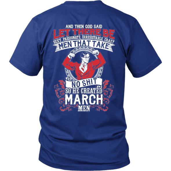 Limited Edition **God Created March Men** Shirts & Hoodies