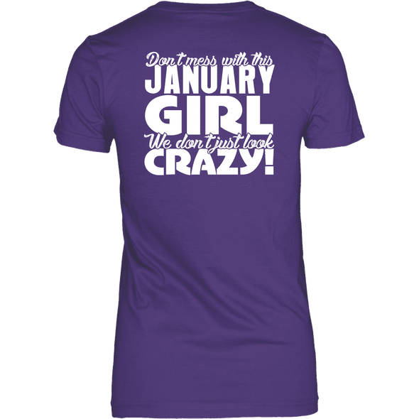 Limited Edition ***January Crazy Girl*** Shirts & Hoodies