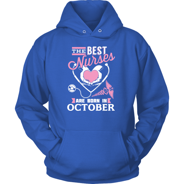 Best Nurses Are Born In October Women Shirts, Hoodie & Tank
