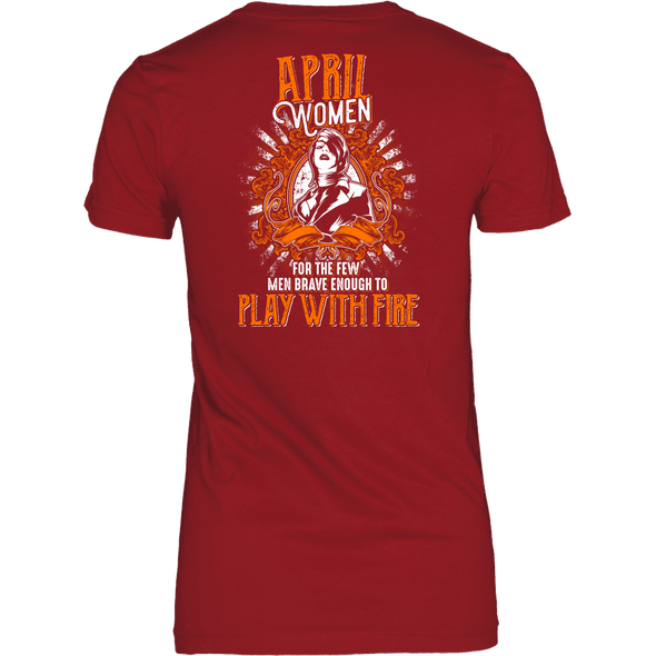 Limited Edition February Women Play With Fire Back Print Shirt