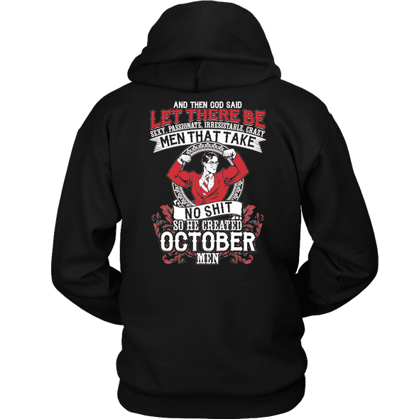 Limited Edition **God Created October Men** Shirts & Hoodies