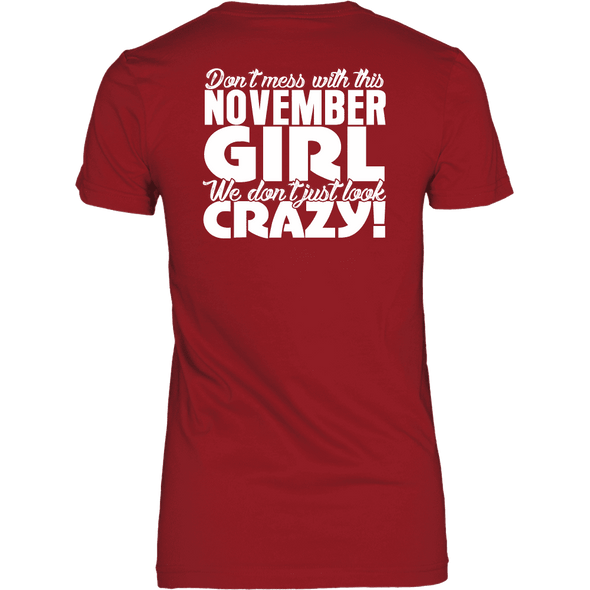 Limited Edition **Crazy November Girl** Shirts & Hoodies