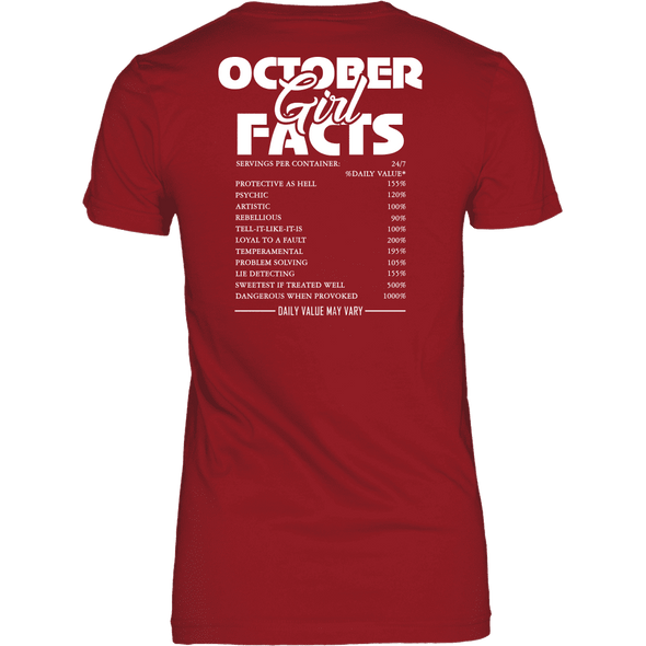 Limited Edition **October Girl Facts** Shirts & Hoodies