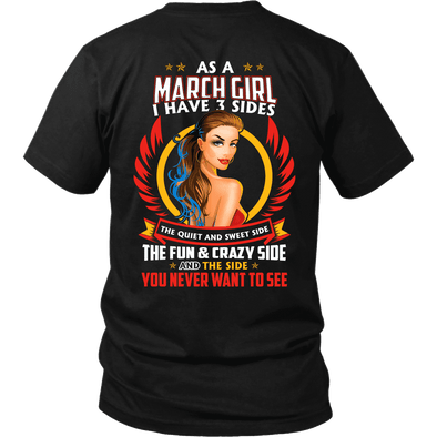 Limited Edition ***March Girl - 3 - Sides*** Shirts & Hoodies