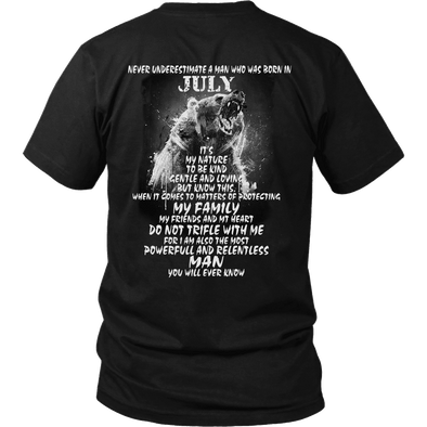 July Born ***Limited Edition Bear Print Shirts***