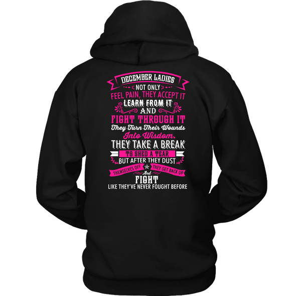 Limited Edition ***December Ladies*** Back Print Shirts & Hoodies