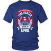 Never Underestimate April Born Firefighter Shirt, Hoodie & Tank