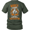 Limited Edition March Women Play With Fire Back Print Shirt