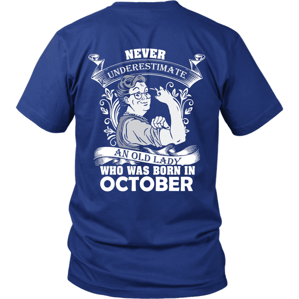 Limited Edition ***Old Lady Born In October*** Shirts & Hoodie