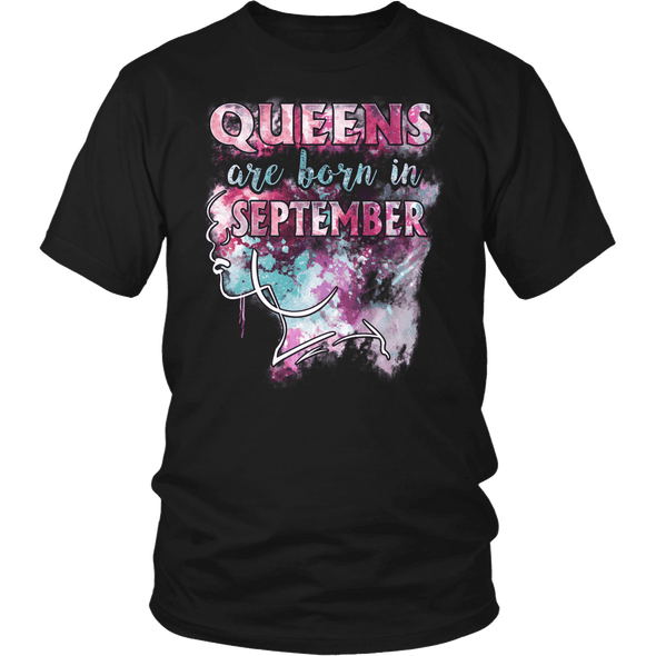 **Limited Edition** September Born Queen Front Print Shirt