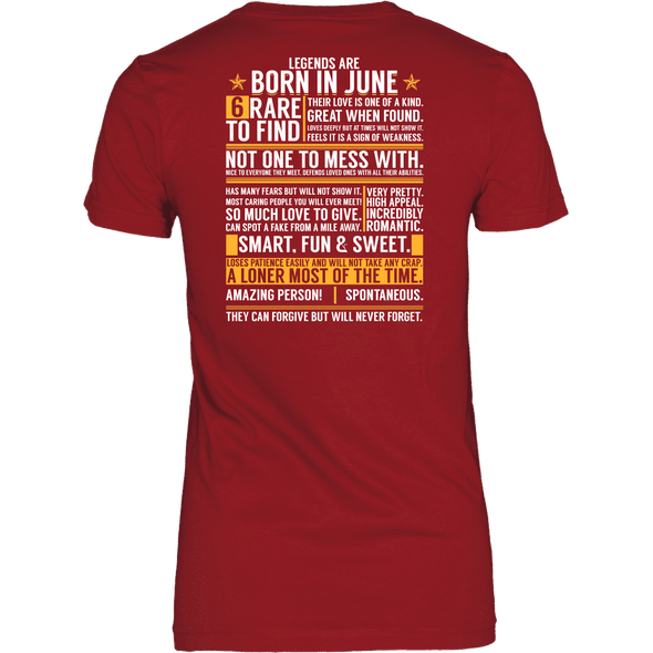6 Rare Things To Find - Born In June Shirts