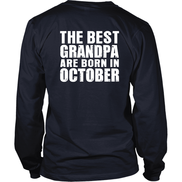 Limited Edition ***Best Grandpa Born In October*** Shirts & Hoodies