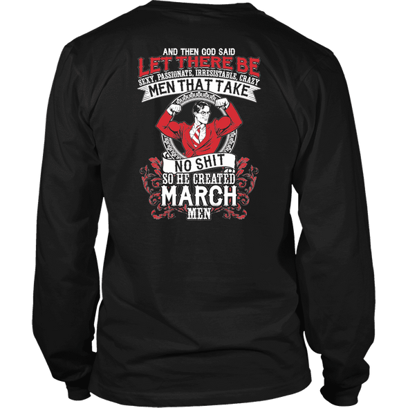 Limited Edition **God Created March Men** Shirts & Hoodies