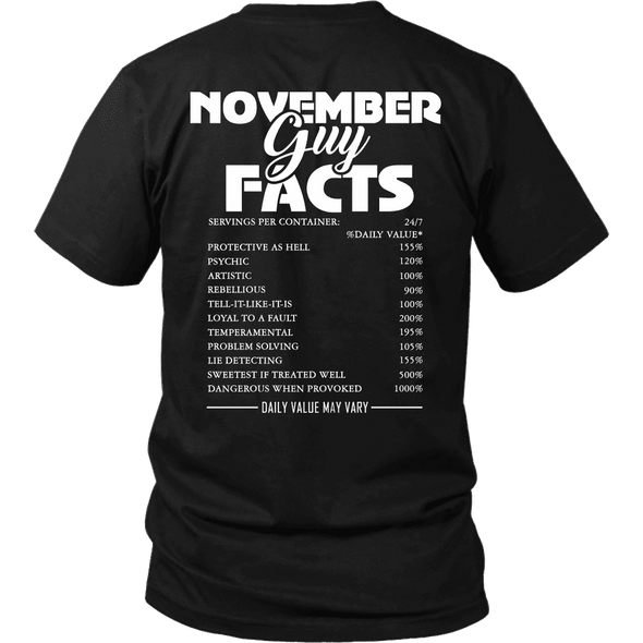 Limited Edition *** November Guy Facts*** Shirts & Hoodies