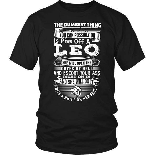 The Dumbest Thing Leo Women Shirt - Limited Edition, Hoodie & Tank