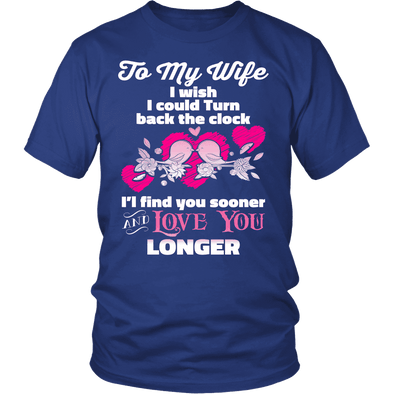 Love You Longer Shirt For Wife