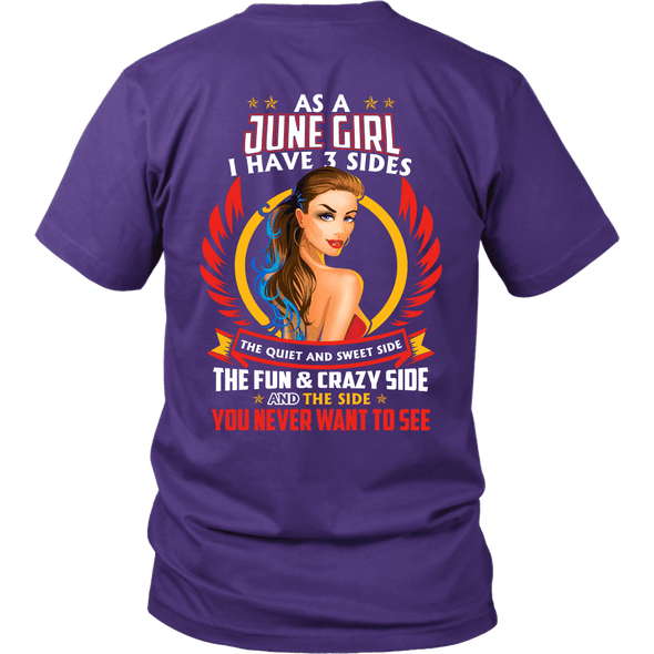 Limited Edition ***June Girl 3 - Sides*** Shirts & Hoodies