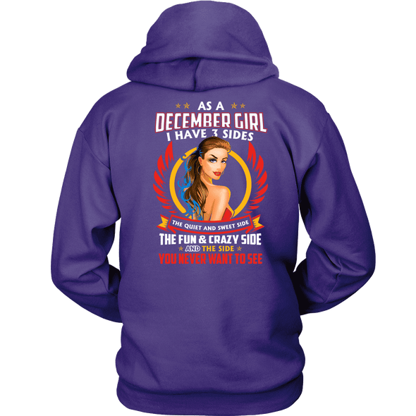 Limited Edition ***December Girl 3 - Sided*** Shirts & Hoodies