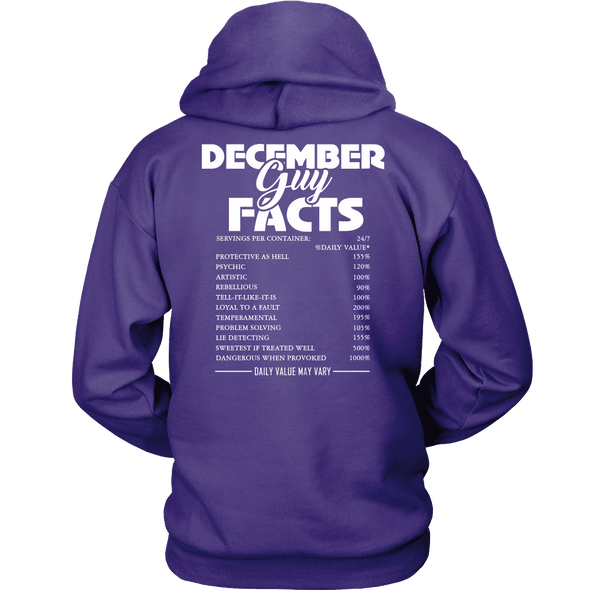 Limited Edition ***December Guy Facts*** Shirts & Hoodies