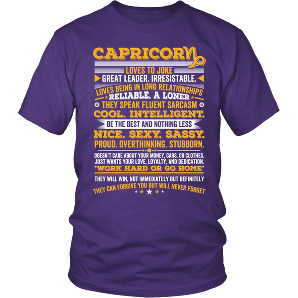 A Capricorn Long Quote Shirt, Hoodie & Tank