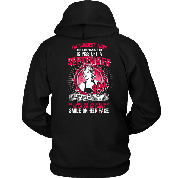 Limited Edition **Piss Of September Girl** Shirts & Hoodies