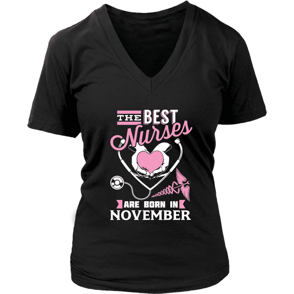Best Nurses Are Born In November Women Shirts, Hoodie & Tank