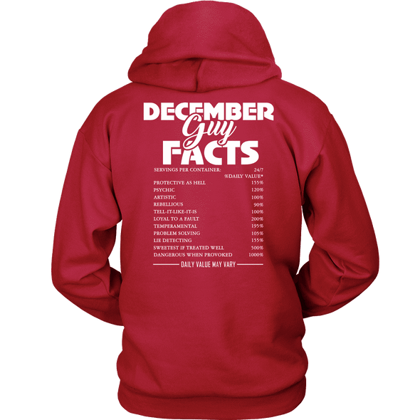 Limited Edition ***December Guy Facts*** Shirts & Hoodies