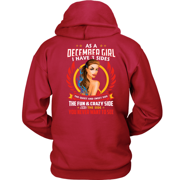 Limited Edition ***December Girl 3 - Sided*** Shirts & Hoodies
