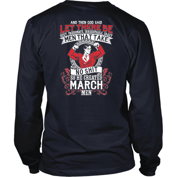 Limited Edition **God Created March Men** Shirts & Hoodies