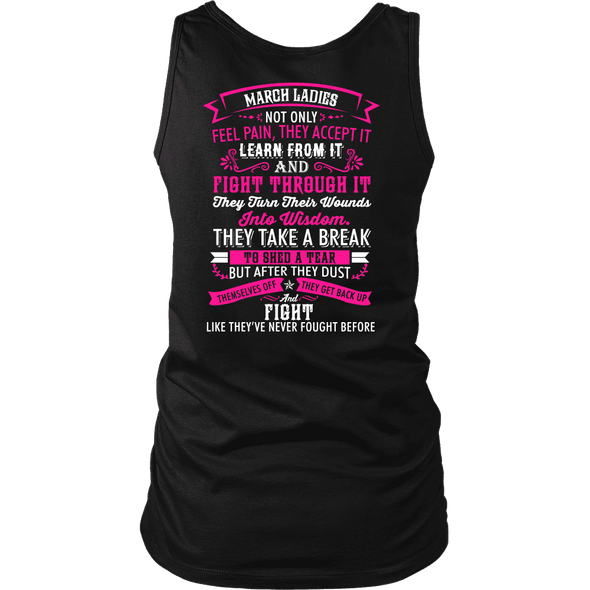 Limited Edition ***March Ladies*** Back Print Shirts & Hoodies