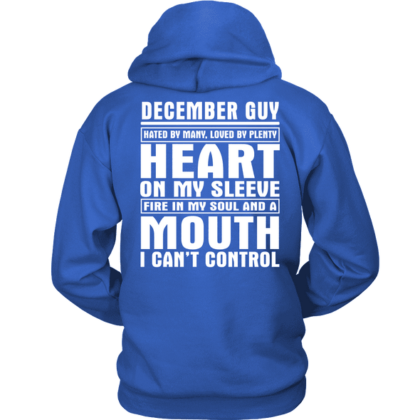 Limited Edition ***December Guy - Can't Control Mouth Back Print*** Shirts & Hoodies