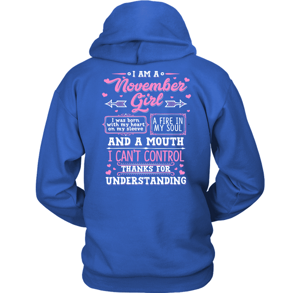 Limited Edition **November Girl With Heart On Sleeve*** Shirts & Hoodies