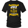 * Limited Edition Born In July With My Heart Front Print Shirt *